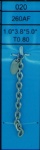 1.0mm hammered cable link chain weld